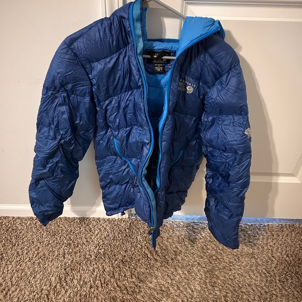 Mountain Hardwear Navy Puffer Jacket S